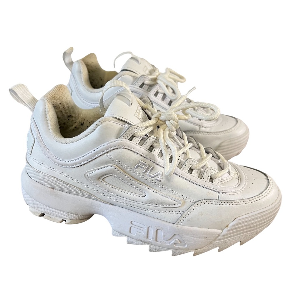 FILA Disruptor II Women’s Premium White Sneakers